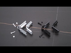 উচ্চ মানের গ্যালভানাইজড ইস্পাত যৌথ পাইপ ফিটিং HJ- 2 পাইপ র্যাক সিস্টেমের জন্য