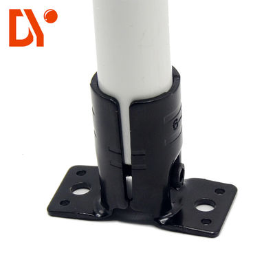 Black Anti Static Lean Tube Connector Customized Size For Pipe Worktable