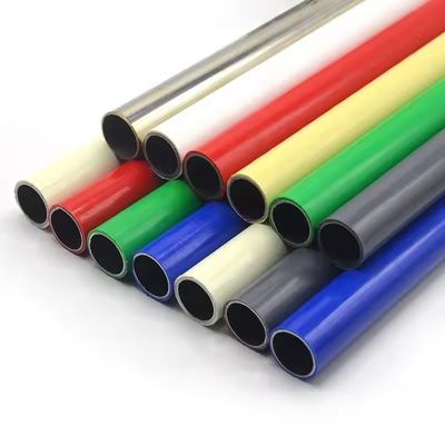 Colorful PE Coated Lean Pipe / Lean Tubes