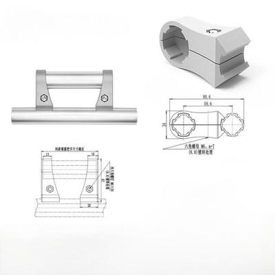 DYJ28-A16 High Quality Factory Manufacturing Aluminum Pipe Joint Accessories Connector