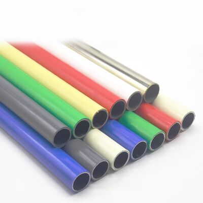 Light Grey Industrial Pipes Lean Pipe Tubes For Lean Product Main Structure Workbench