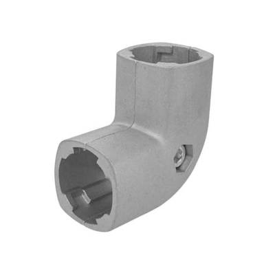 সংযোগকারী চেহারা 90 Lean Tube অ্যালুমিনিয়াম টিউব যৌথ অ্যালুমিনিয়াম কোণ আনুষাঙ্গিক প্রোফাইল