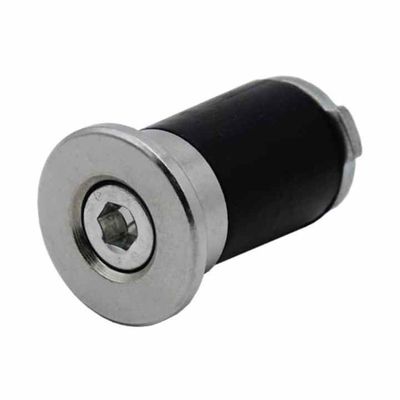 OD 28mm Lean Pipe Accessory Lean Tube End Cap অ্যালুমিনিয়াম রাউন্ড টিউবিং মেটাল প্লাগ