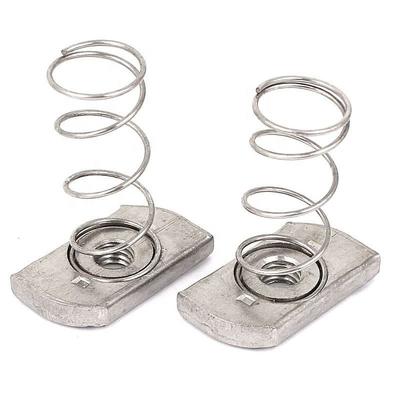 Wholesale Carbon Steel Zinc Plated 10slot Strut Channel Spring T Slot Nut for 4040 4545 5050 Series Aluminum Profile