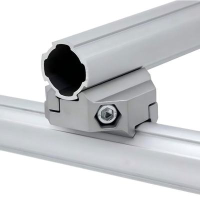 DYJ19-A06 Workbench Tube Connector Aluminum Lean Profile Corner Joint 90 Degree Conduit Cross Joint