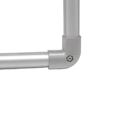 DYJ19-A15 মেটাল টিউব ফিটিংস টু ওয়ে রাউন্ড ৯০ ডিগ্রি এলবো সংযোগকারী অ্যালুমিনিয়াম পাইপ জয়েন্ট পাইপ সংযোগকারী