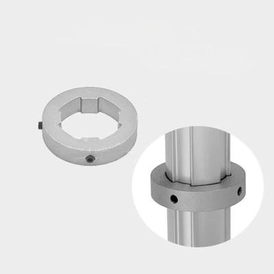 DYE19-03 অ্যালুমিনিয়াম টিউব ফিটিংস লিন পাইপ স্লাইডার অনুভূমিকভাবে অবস্থিত রিং স্লাইডার ফিক্সড পজিশনার