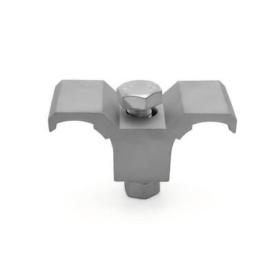 2026  Hot Selling Heavy Duty Aluminum Lean Pipe Wheel Connect Premium Mounting Plate for Efficient Organization